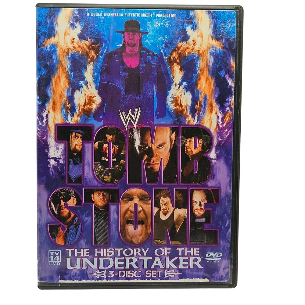 WWE Tombstone The History of the Undertaker DVD Set 3-Disc Purple Wrestling 2005
